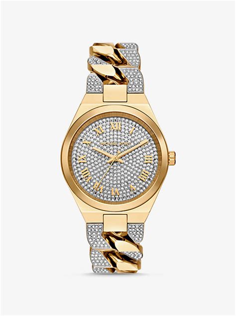 michael kors curb|Lennox Pavé Gold.